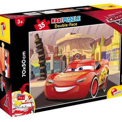 Lisciani Puzzle Maxi Cars 3 Složi i oboji 2u1 35 delova 36465