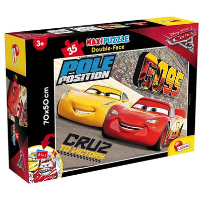 Lisciani Puzzle Maxi Cars 3 Složi i oboji 2u1 35 delova 60658