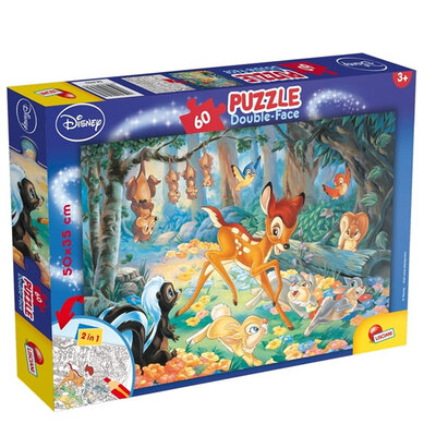 Lisciani Puzzle  Bambi složi i oboji 2u1 60 delova 31680