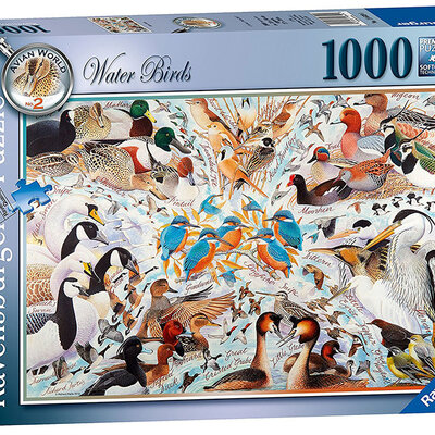 Ravensburger puzzle Ptice - Avian World No2 - Water Birds 1000 delova RA19649