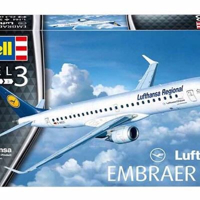 Revell maketa Avion Embraer 190 Lufthansa RV03937/090
