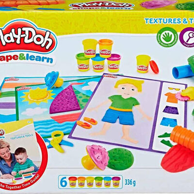 Hasbro Play - Doh Plastelin Set Teksture i Alati B3408