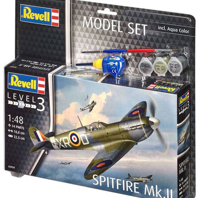 Revell maketa aviona sa priborom Model Set Spitfire Mk.II RV63959/5008