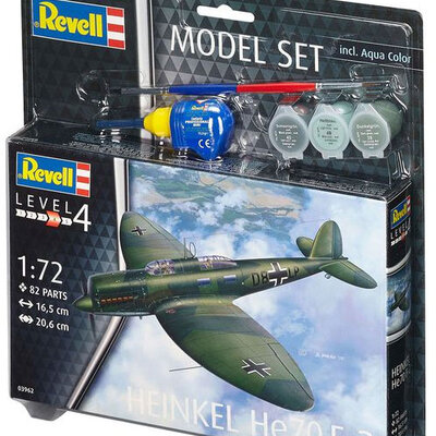Revell maketa aviona sa priborom Model Set Heinkel He70 F-2 RV63962/5006