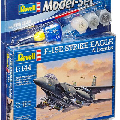 Revell maketa aviona sa priborom Model Set F-15E RV63972/5006