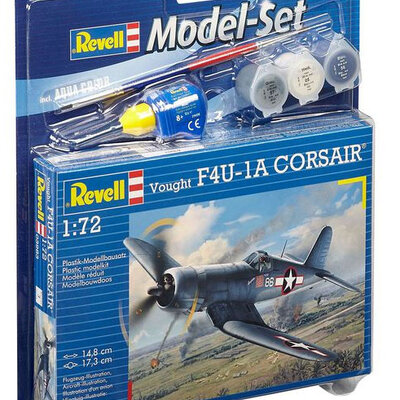 Revell maketa aviona sa priborom Model Set Vought F4U-1D Corsair RV63983/5006