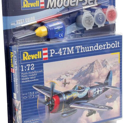 Revell maketa aviona sa priborom Model Set P-47M Thunderbolt RV63984/5006
