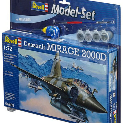 Revell maketa aviona sa priborom Model Set Mirage 2000D RV64893/5008