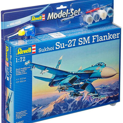 Revell maketa aviona sa priborom Model Set Sukhoi Su-27 SM Flanker RV64937/5008