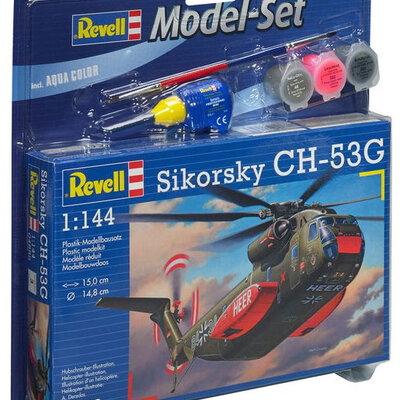 Revell maketa helikoptera sa priborom Model Set CH-53G Heavy Transport RV64858/5006