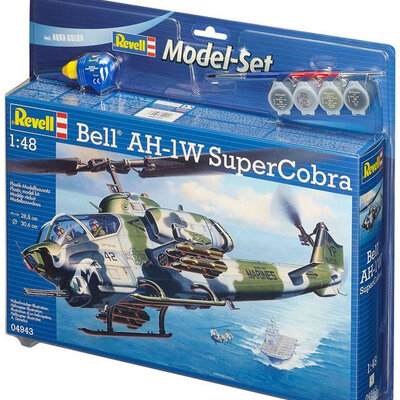 Revell maketa helikoptera sa priborom Model Set Bell AH-1W SuperCobra RV64943/5008