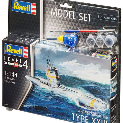 Revell maketa nemačke podmornice sa priborom Model Set RV65140/5008