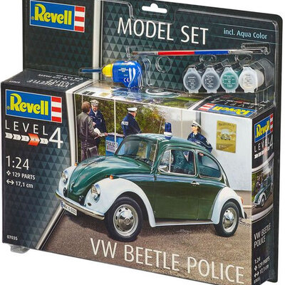 Revell maketa automobila sa priborom Model Set VW Buba Policija RV67035