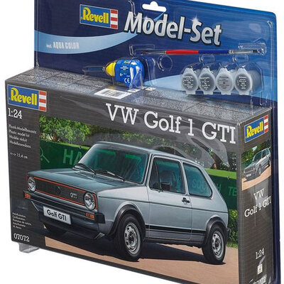 Revell maketa automobila sa priborom Model Set VW Golf 1 GTI RV67072