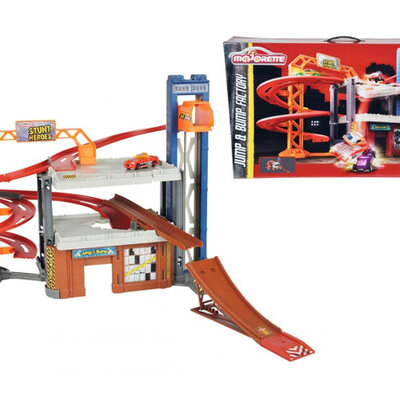 Majorette Kaskaderska stanica Stunt Heroes Jump n Bump Factory M2058014