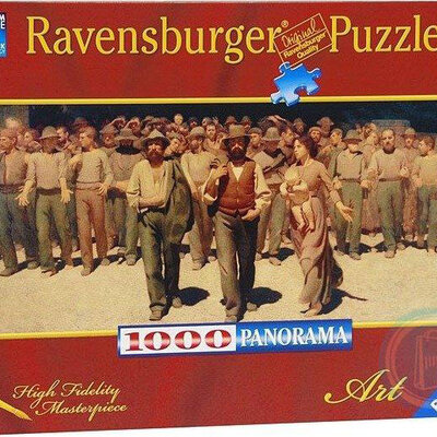 Ravensburger puzzle Art - Giuseppe Pellizza da Volpedo - Il Quarto Stato 1000 delova RA19006