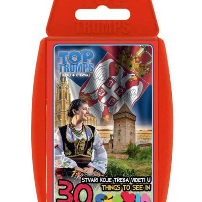 Top Trumps karte 30 Stvari koje treba videti u Srbiji WM27700