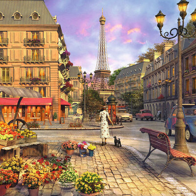 Ravensburger puzzle Vintage Paris 1500 delova RA16309