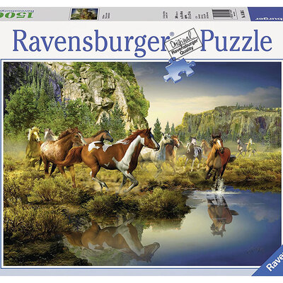 Ravensburger puzzle Art - Životinje - Konji - Wild Horses 1500 delova RA16304