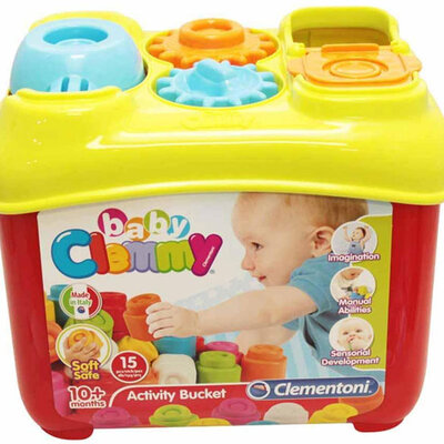 Clementoni Kutija sa mekanim kockama i oblicima CL17171