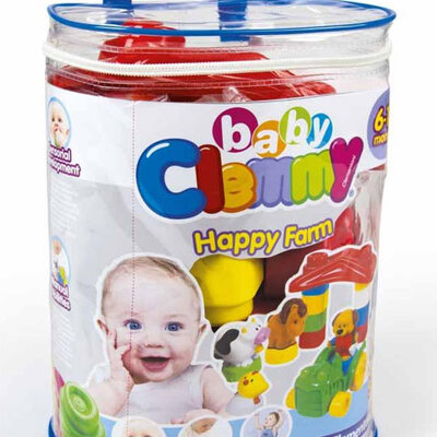 Clementoni Torba sa mekanim kockama Farma CL17101