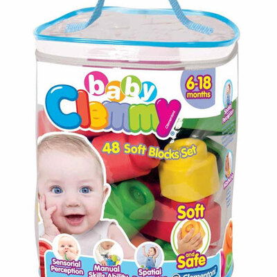 Clementoni Torba sa mekanim kockama 48kom CL17134