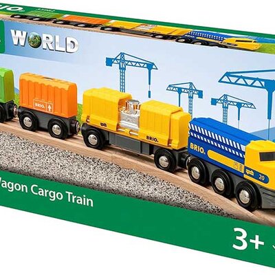 Brio Igračka Teretni voz sa tri vagona 33982