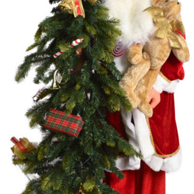 Deda Mraz Sa Jelkom 120 cm