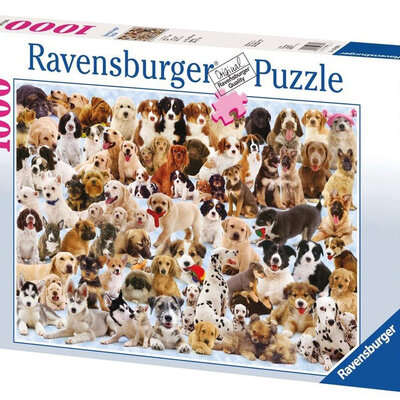 Ravensburger puzzle Životinje - Psi - Obilje pasa 1000 delova RA15633