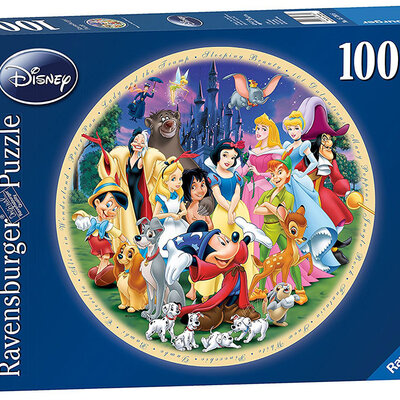 Ravensburger puzzle Disney - Čudesni Diznijev svet 1000 delova OKRUGLA RA15784