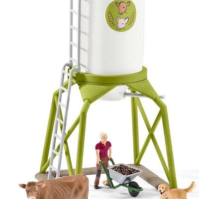 Schleich Figurice Domaće životinje - Silos za hranu i životinje 41429