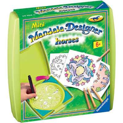 Ravensburger bojanka Mini Mandala dizajner - Konji RA29986