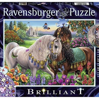 Ravensburger puzzle BRILLIANT - Adorned Stallions 500 delova RA14911