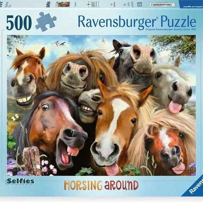 Ravensburger puzzle Životinje - Konjski selfi Horsing Around 500 delova 12000499