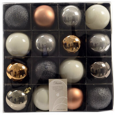 Kugle za jelku Balans boja 16 komada 6cm