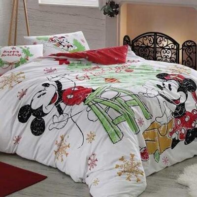 Dečija posteljina Dupla Minnie and Mickey Yeni Yil