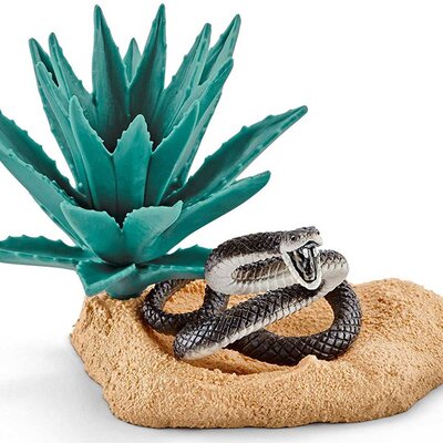 Schleich Figurice Divlje životinje - Crna mamba u gnezdu 42322