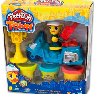 Play Doh Plastelin set Mini vozilo Policijski motorcikl B5959