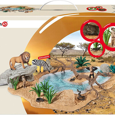 Schleich Figure Divlje životinje - Pojilište u divljini 42258