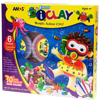 Amos Glina Set 6 boja IC0390