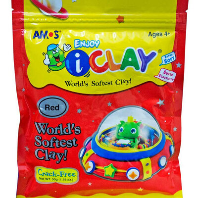 Amos Glina Crvena 50g IC0604