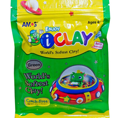 Amos Glina Zelena 50g IC0611