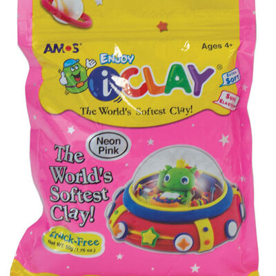 Amos Glina Neon Pink 50g IC9669