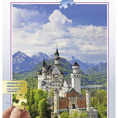 Ravensburger puzzle Nemačka - Zamak Nojšvanštajn 500 delova BIGGER PIECES RA13681