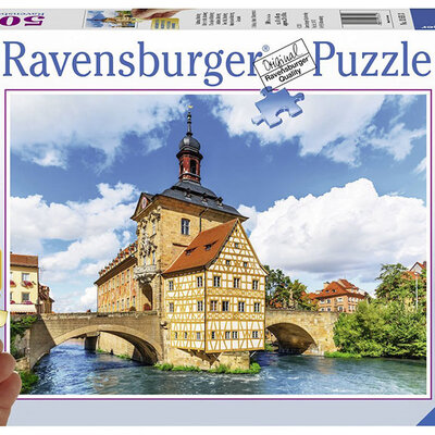 Ravensburger puzzle Nemačka - Gradska većnica u Bambergu 500 delova BIGGER PIECES RA13651