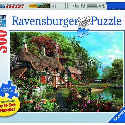 Ravensburger puzzle Cottage On A Lake - Large Piece Format 300 delova velikog formata RA13580