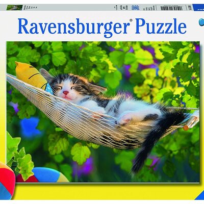 Ravensburger puzzle XXL - Životinje - Mace - Snooze for an Hour 300 delova RA13204