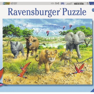 Ravensburger puzzle XXL - Životinje - African Animal Babies 300 delova RA13219