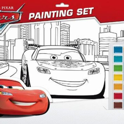 Jiri bojanka sa vodenim bojama Cars DD7033301