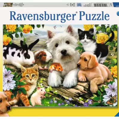 Ravensburger puzzle XXL - Životinje - Happy Animal Buddies 300 delova RA13160
